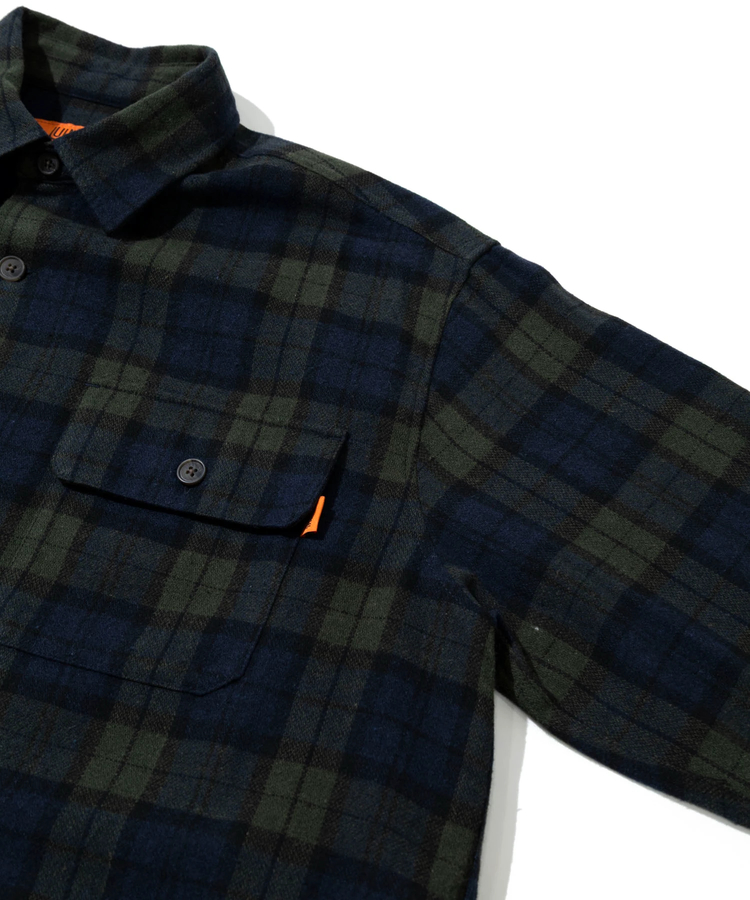 go slow caravan(ゴースローキャラバン) |UNIVERSAL OVERALL/ユニバーサルオーバーオール CHECK WORK SHIRT JACKET (MENS)