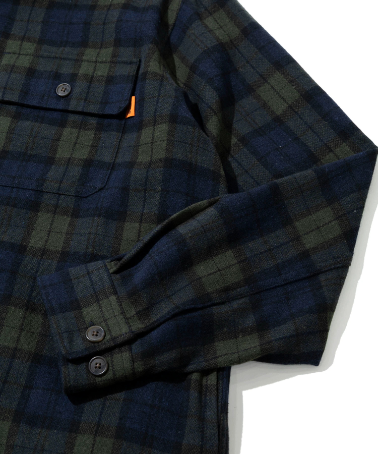 go slow caravan(ゴースローキャラバン) |UNIVERSAL OVERALL/ユニバーサルオーバーオール CHECK WORK SHIRT JACKET (MENS)