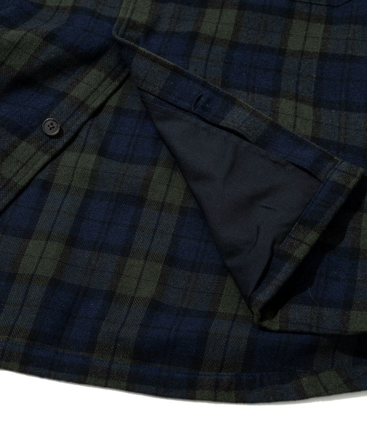 go slow caravan(ゴースローキャラバン) |UNIVERSAL OVERALL/ユニバーサルオーバーオール CHECK WORK SHIRT JACKET (MENS)
