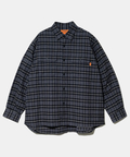 go slow caravan(ゴースローキャラバン) |UNIVERSAL OVERALL/ユニバーサルオーバーオール FLANNEL CHECK BOLD SHIRT (MENS)