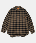 go slow caravan(ゴースローキャラバン) |UNIVERSAL OVERALL/ユニバーサルオーバーオール FLANNEL CHECK BOLD SHIRT (MENS)