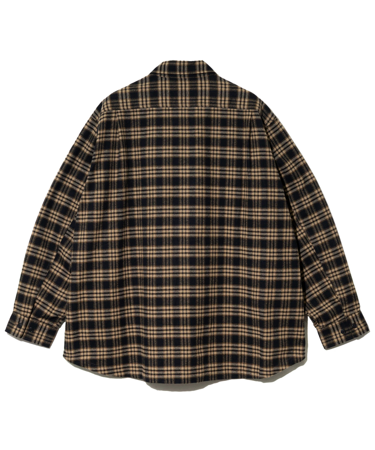 go slow caravan(ゴースローキャラバン) |UNIVERSAL OVERALL/ユニバーサルオーバーオール FLANNEL CHECK BOLD SHIRT (MENS)