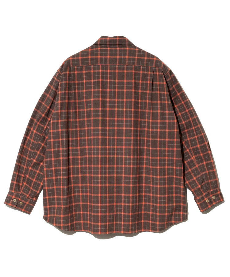 go slow caravan(ゴースローキャラバン) |UNIVERSAL OVERALL/ユニバーサルオーバーオール FLANNEL CHECK BOLD SHIRT (MENS)
