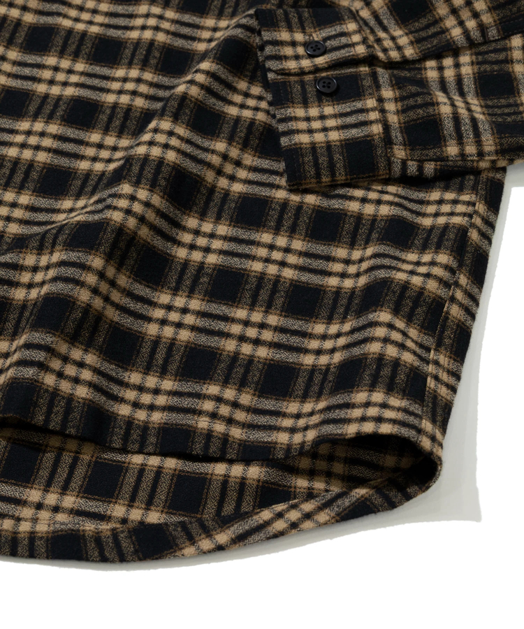 go slow caravan(ゴースローキャラバン) |UNIVERSAL OVERALL/ユニバーサルオーバーオール FLANNEL CHECK BOLD SHIRT (MENS)