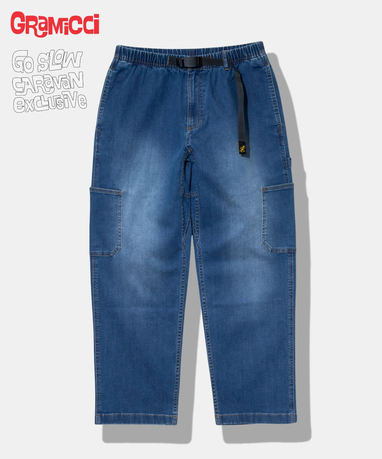 go slow caravan(ゴースローキャラバン) |【GSC別注】GRAMICCI/グラミチ LOOSE SIDE POCKET DENIM PANTS (MENS/WOMENS)