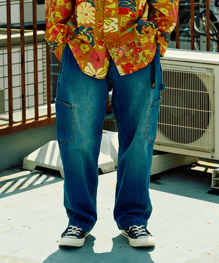 go slow caravan(ゴースローキャラバン) |【GSC別注】GRAMICCI/グラミチ LOOSE SIDE POCKET DENIM PANTS (MENS/WOMENS)