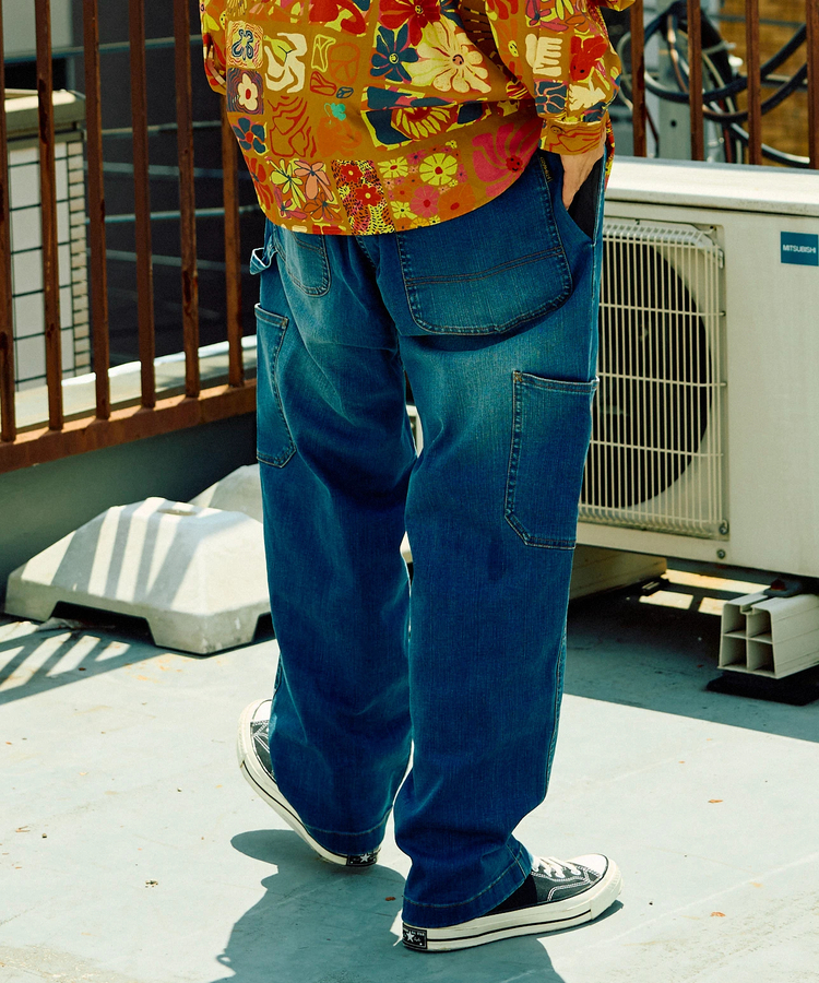 go slow caravan(ゴースローキャラバン) |【GSC別注】GRAMICCI/グラミチ LOOSE SIDE POCKET DENIM PANTS (MENS/WOMENS)