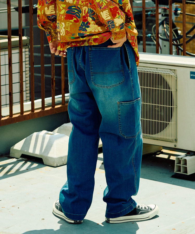 go slow caravan(ゴースローキャラバン) |【GSC別注】GRAMICCI/グラミチ LOOSE SIDE POCKET DENIM PANTS (MENS/WOMENS)