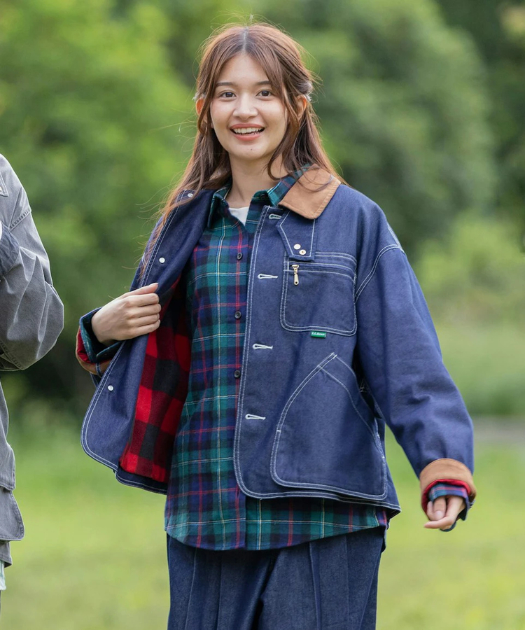 go slow caravan(ゴースローキャラバン) |L.L.Bean/エルエルビーン Field Coat Fleece Lined Indigo (WOMENS)