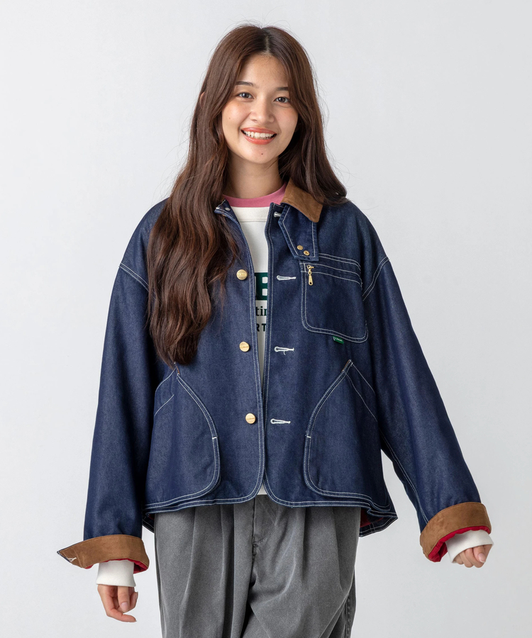 go slow caravan(ゴースローキャラバン) |L.L.Bean/エルエルビーン Field Coat Fleece Lined Indigo (WOMENS)