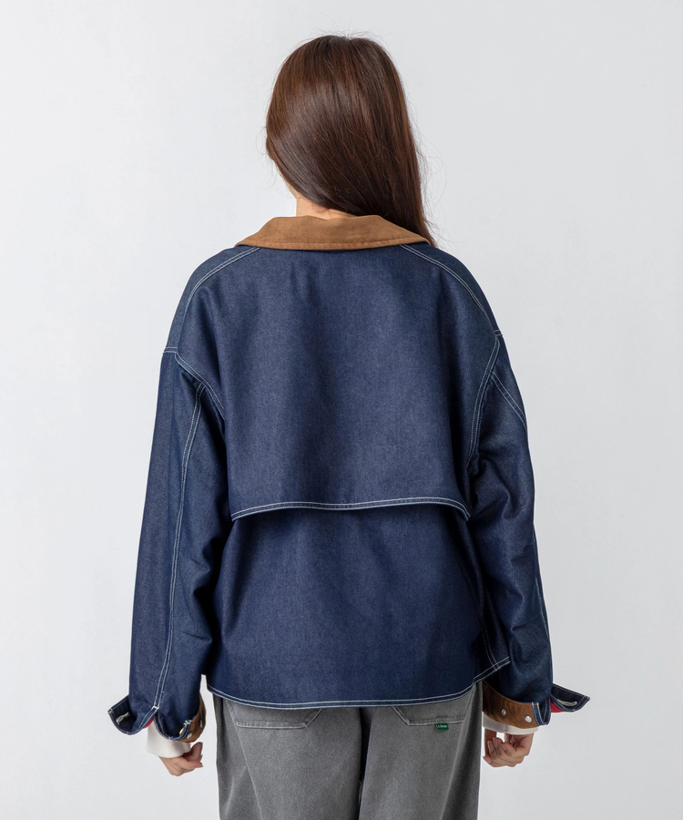 go slow caravan(ゴースローキャラバン) |L.L.Bean/エルエルビーン Field Coat Fleece Lined Indigo (WOMENS)