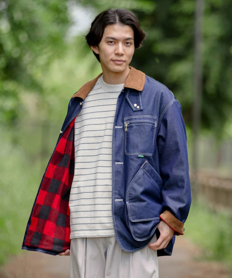 go slow caravan(ゴースローキャラバン) |L.L.Bean/エルエルビーン Field Coat Fleece Lined Indigo (MENS)