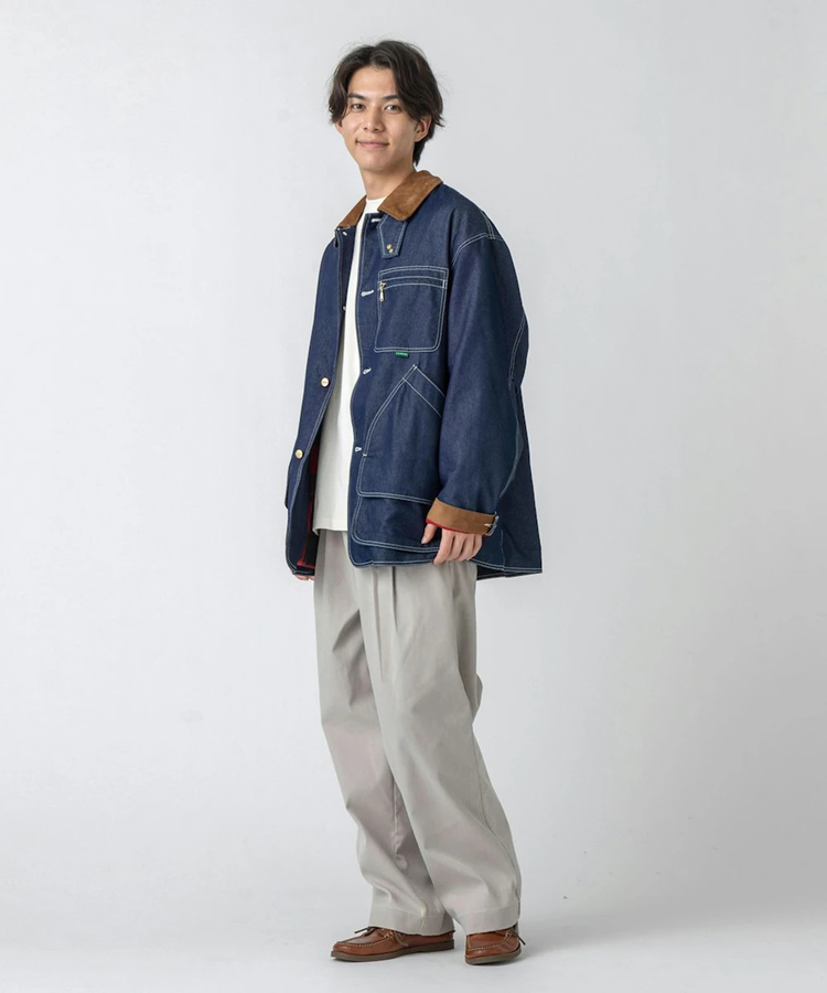 go slow caravan(ゴースローキャラバン) |L.L.Bean/エルエルビーン Field Coat Fleece Lined Indigo (MENS)