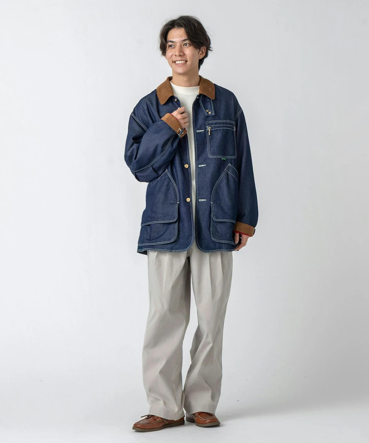 go slow caravan(ゴースローキャラバン) |L.L.Bean/エルエルビーン Field Coat Fleece Lined Indigo (MENS)