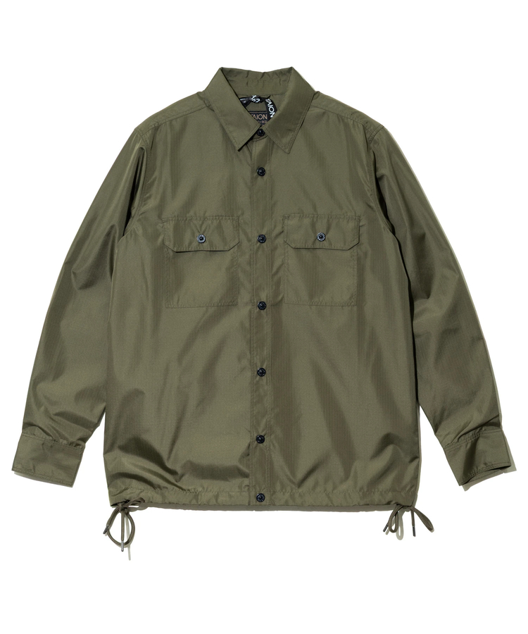 go slow caravan(ゴースローキャラバン) |TAION/タイオン NON DOWN MILITARY SHIRTS-LONG SLEEVE- (MENS)