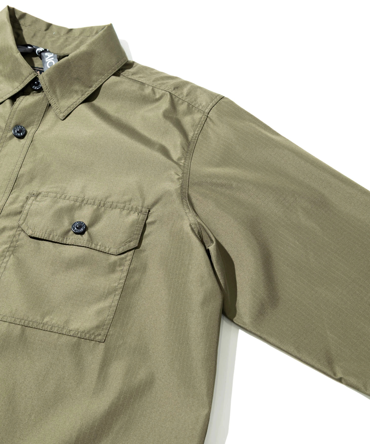 go slow caravan(ゴースローキャラバン) |TAION/タイオン NON DOWN MILITARY SHIRTS-LONG SLEEVE- (MENS)