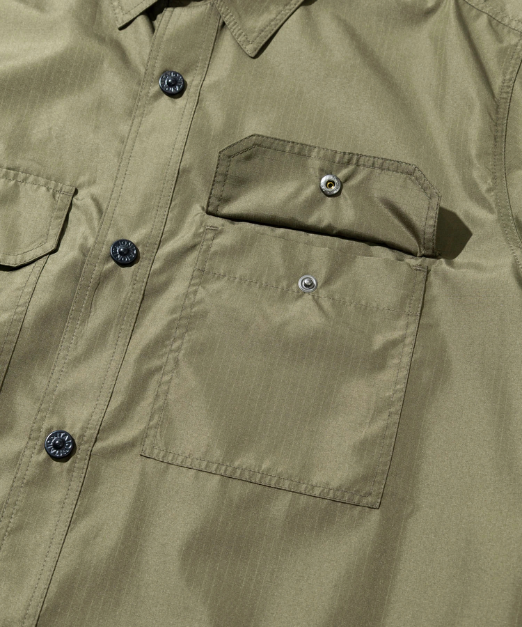 go slow caravan(ゴースローキャラバン) |TAION/タイオン NON DOWN MILITARY SHIRTS-LONG SLEEVE- (MENS)