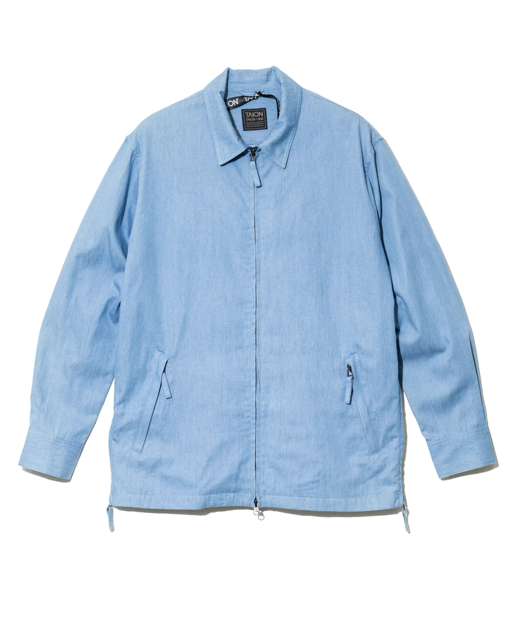 go slow caravan(ゴースローキャラバン) |TAION/タイオン NON DOWN MILITARY W-ZIP SHIRTS-LONG SLEEVE- (MENS)