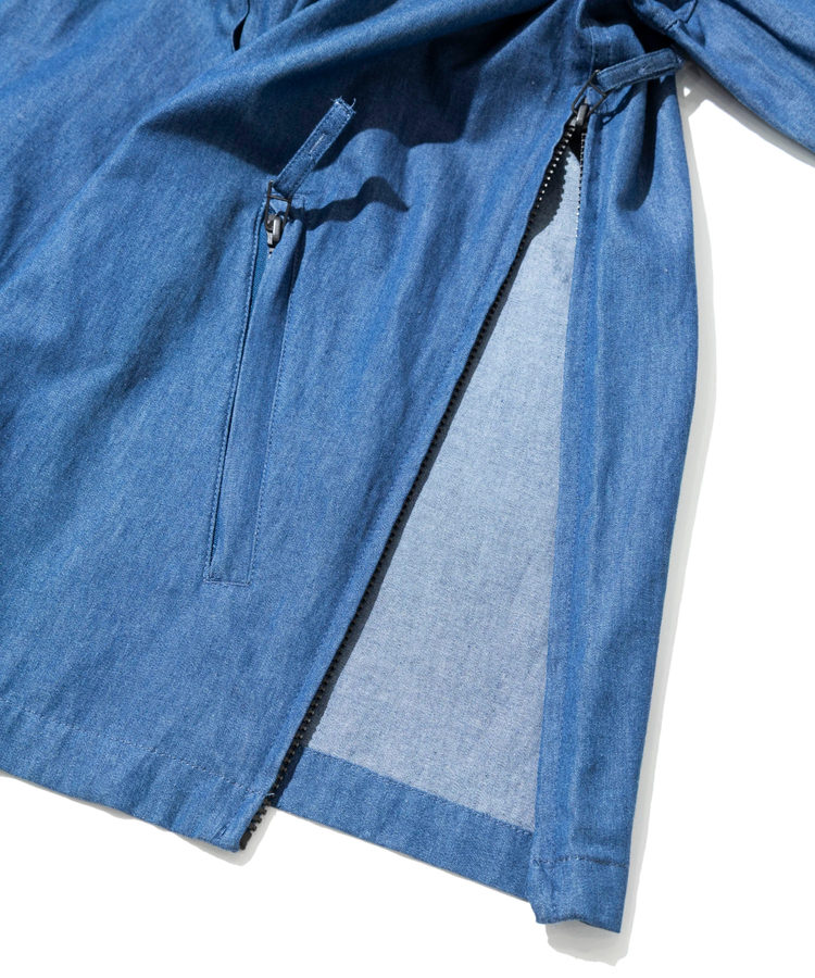 go slow caravan(ゴースローキャラバン) |TAION/タイオン NON DOWN MILITARY W-ZIP SHIRTS-LONG SLEEVE- (MENS)