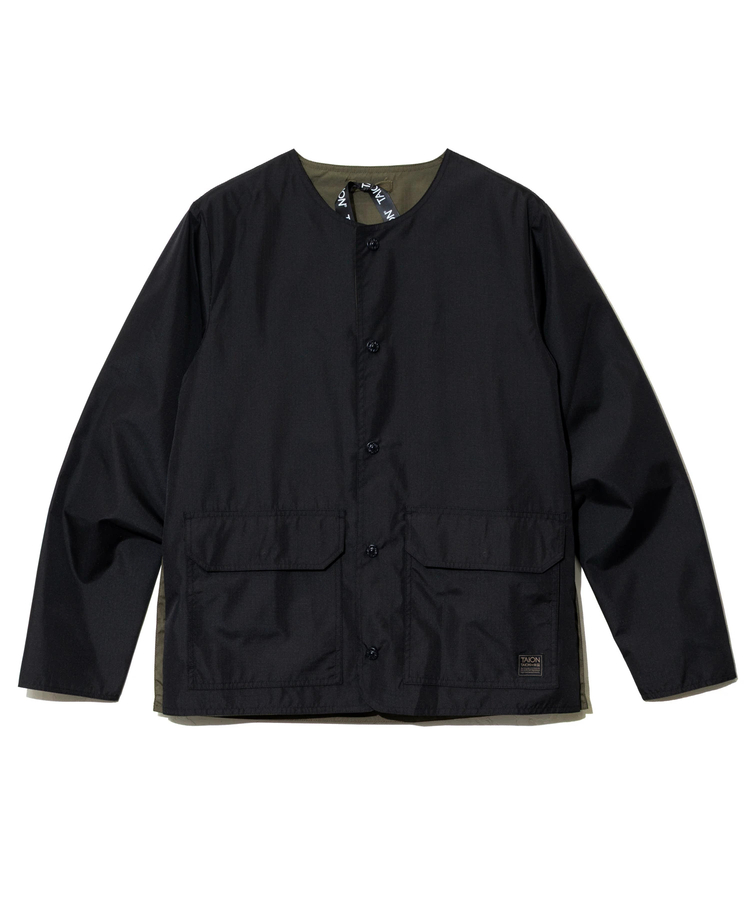 go slow caravan(ゴースローキャラバン) |TAION/タイオン NON DOWN MILITARY REVERSIBLE CREW NECK CARDIGAN (MENS)
