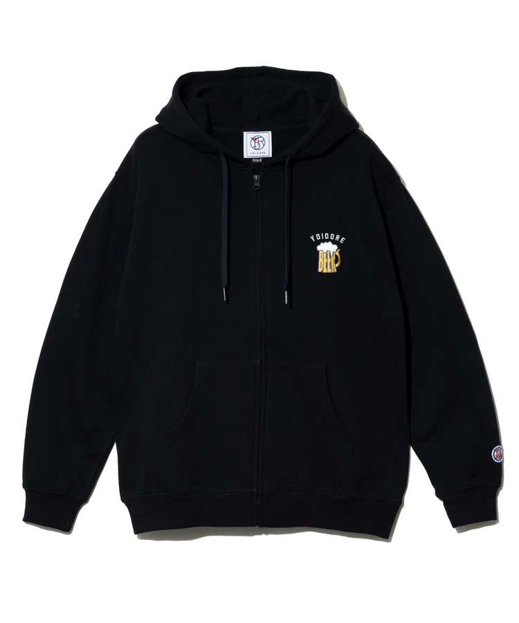 YOIDORE/酔いどれ ビール好き Zip パーカー (MENS)｜ファッション通販
