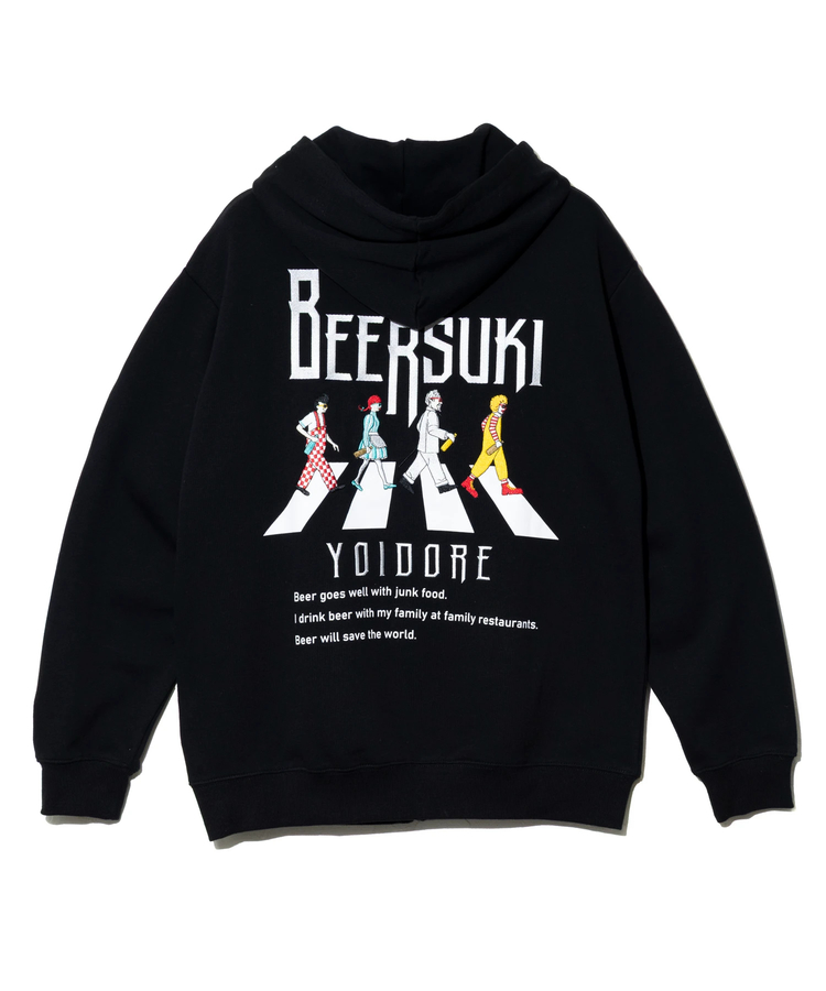 YOIDORE/酔いどれ ビール好き Zip パーカー (MENS)｜ファッション通販