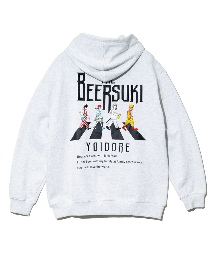 YOIDORE/酔いどれ ビール好き Zip パーカー (MENS)｜ファッション通販