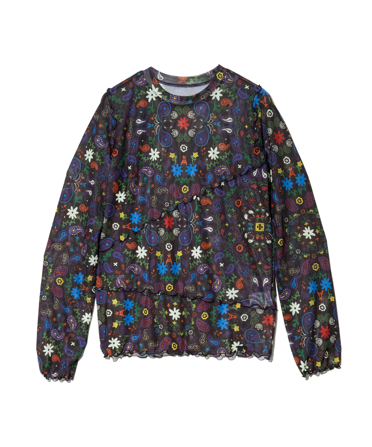 go slow caravan(ゴースローキャラバン) |シースルーLSTEE2 (WOMENS)