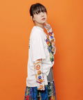 go slow caravan(ゴースローキャラバン) |ScoLar/スカラー ヴィランドライブ柄 TEE (WOMENS)