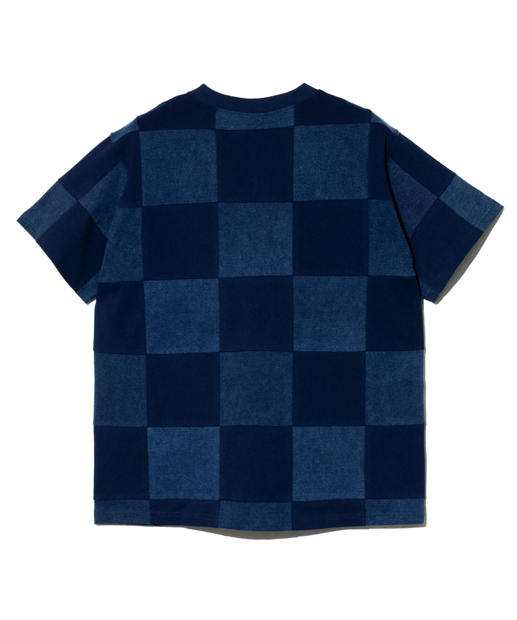 go slow caravan(ゴースローキャラバン) |【GSC別注】GOOD ON/グッドオン INDIGO PATCH WORK TEE EX (MENS)
