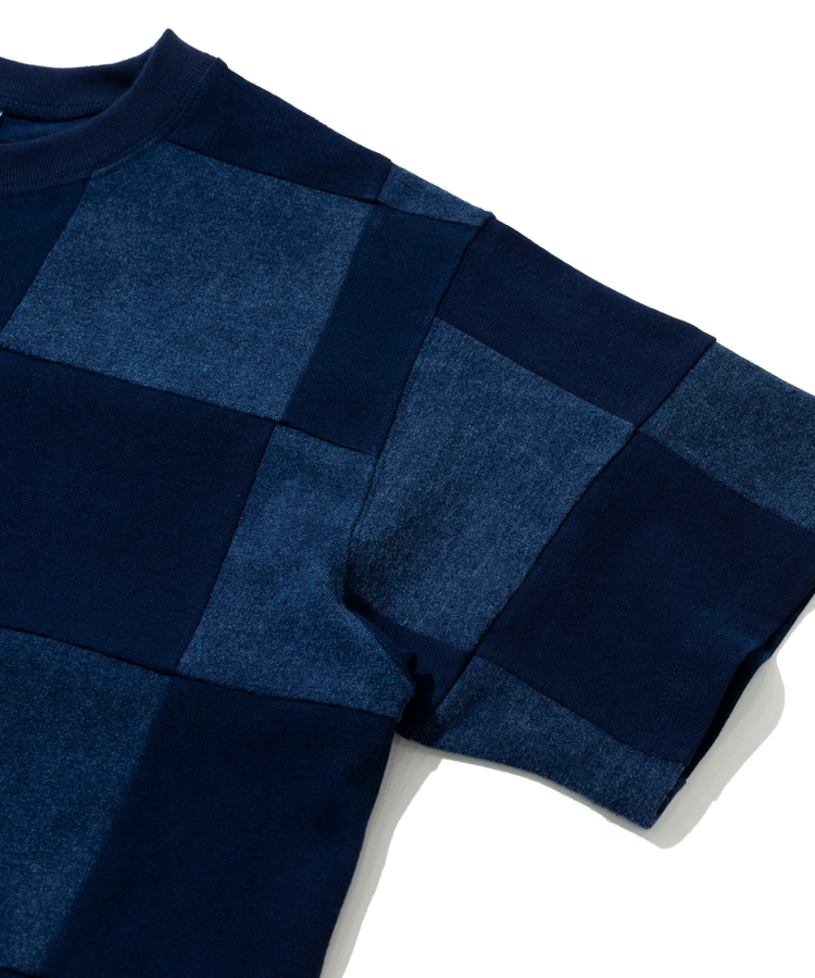 go slow caravan(ゴースローキャラバン) |【GSC別注】GOOD ON/グッドオン INDIGO PATCH WORK TEE EX (MENS)