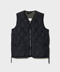 go slow caravan(ゴースローキャラバン) |TAION/タイオン MILITARY W -ZIP V NECK DOWN VEST (MENS)