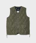 go slow caravan(ゴースローキャラバン) |TAION/タイオン MILITARY W -ZIP V NECK DOWN VEST (MENS)