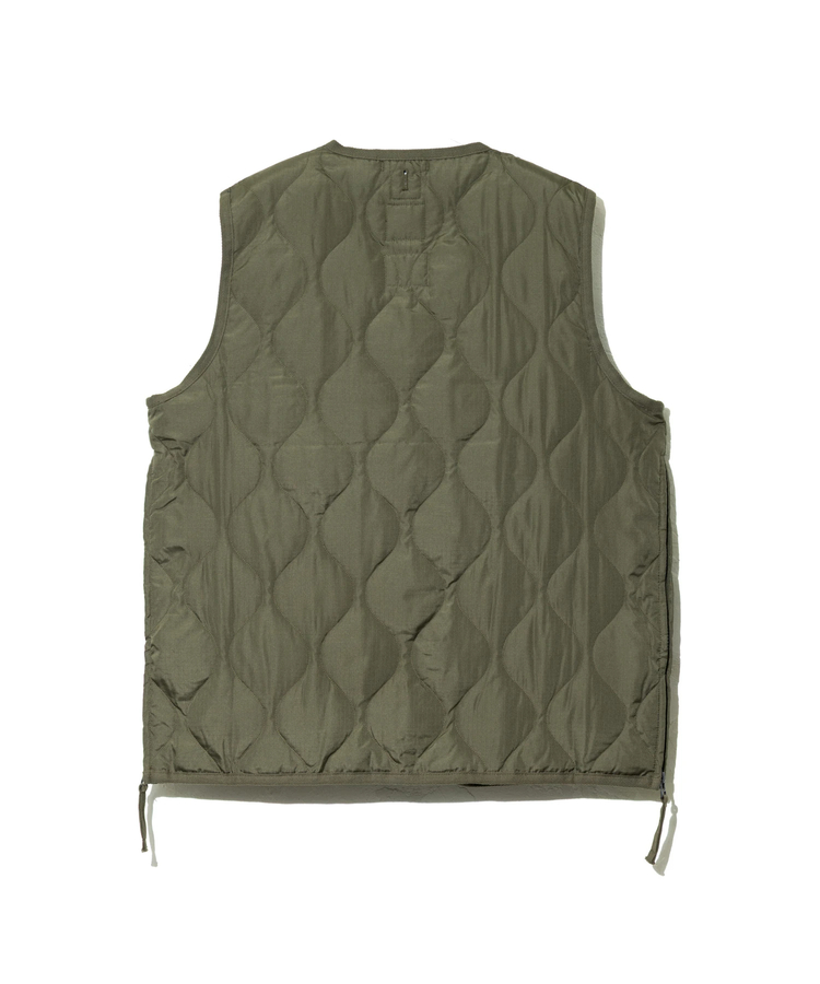 go slow caravan(ゴースローキャラバン) |TAION/タイオン MILITARY W -ZIP V NECK DOWN VEST (MENS)