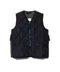 go slow caravan(ゴースローキャラバン) |TAION/タイオン MILITARY W -ZIP V NECK DOWN VEST (MENS)
