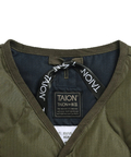 go slow caravan(ゴースローキャラバン) |TAION/タイオン MILITARY W -ZIP V NECK DOWN VEST (MENS)