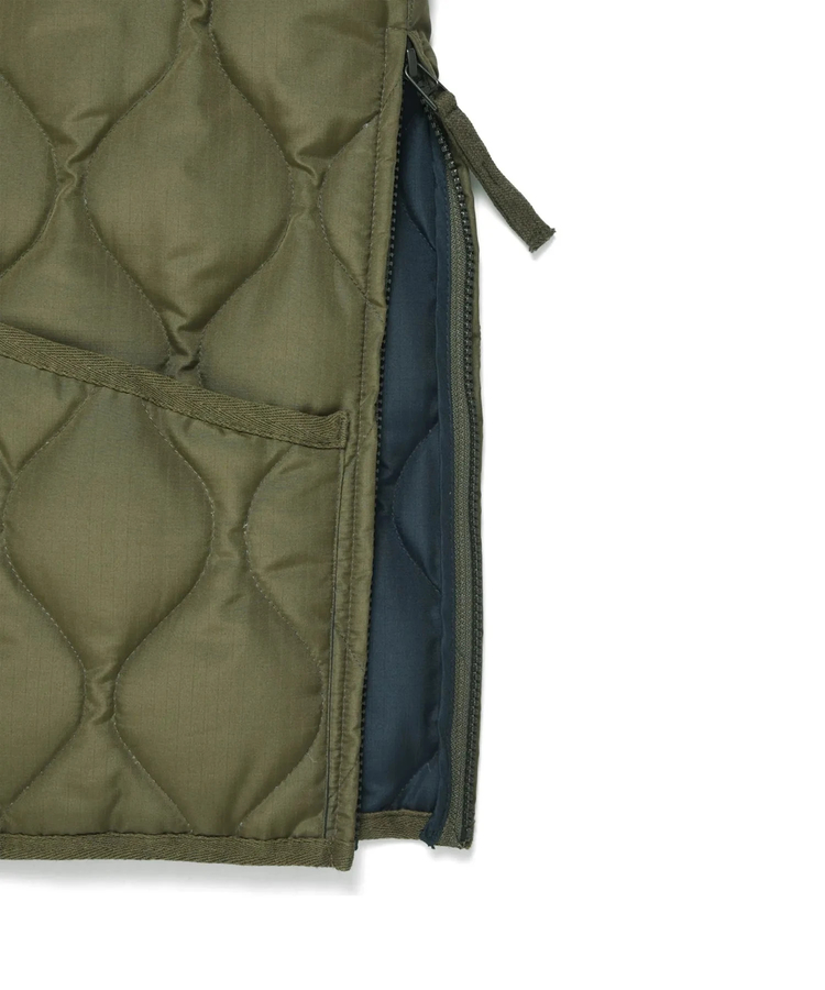 go slow caravan(ゴースローキャラバン) |TAION/タイオン MILITARY W -ZIP V NECK DOWN VEST (MENS)