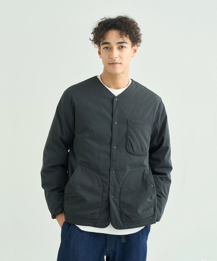 go slow caravan(ゴースローキャラバン) |NANGA/ナンガ HINOC RIPSTOP INNER DOWN CARDIGAN (MENS)