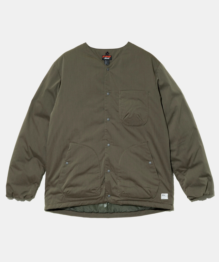 go slow caravan(ゴースローキャラバン) |NANGA/ナンガ HINOC RIPSTOP INNER DOWN CARDIGAN (MENS)