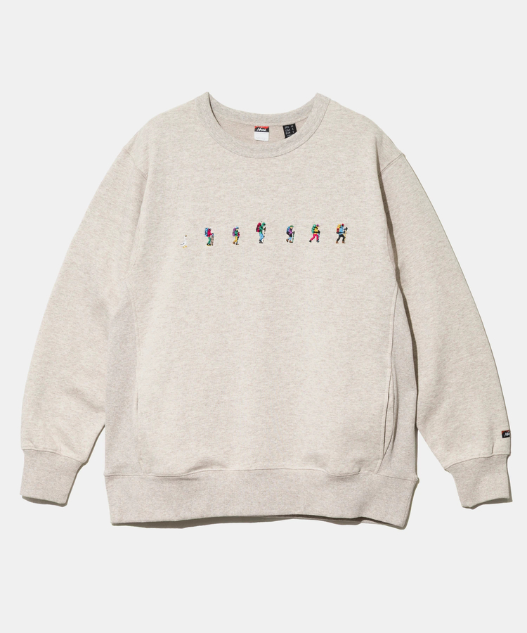 go slow caravan(ゴースローキャラバン) |NANGA/ナンガ ECOHYBRID TRAVERSE EMB SWEAT (MENS)