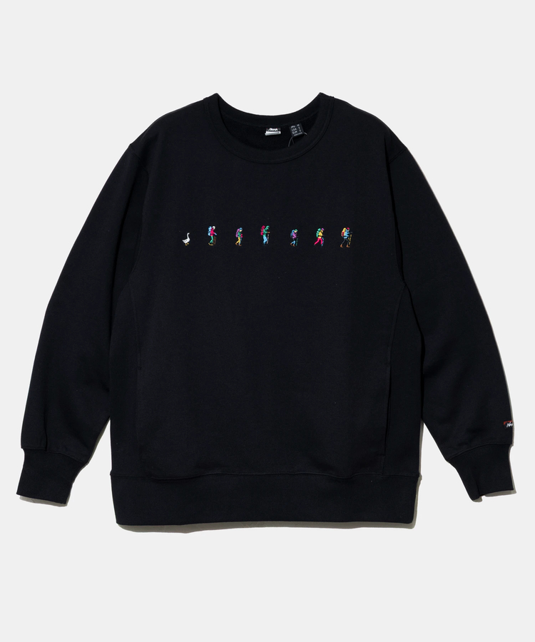 go slow caravan(ゴースローキャラバン) |NANGA/ナンガ ECOHYBRID TRAVERSE EMB SWEAT (MENS)