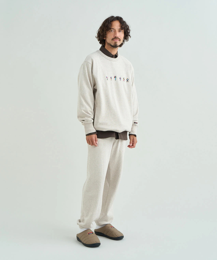 go slow caravan(ゴースローキャラバン) |NANGA/ナンガ ECOHYBRID TRAVERSE EMB SWEAT (MENS)