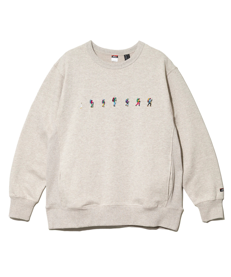 go slow caravan(ゴースローキャラバン) |NANGA/ナンガ ECOHYBRID TRAVERSE EMB SWEAT (MENS)