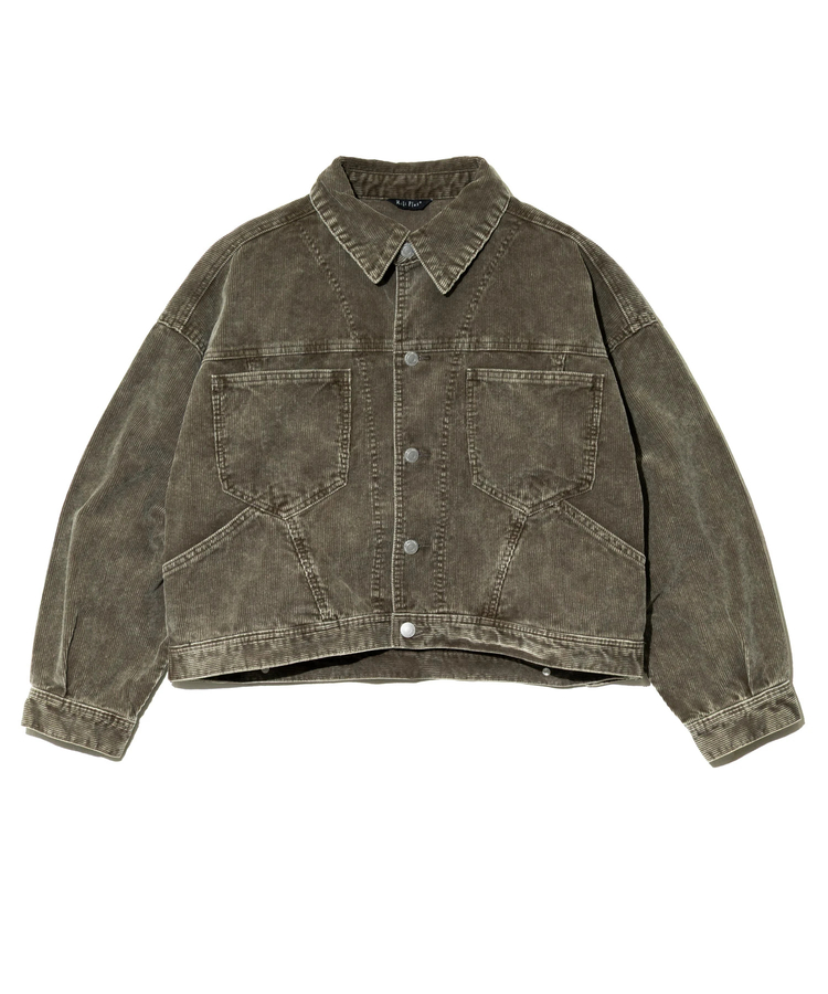 Mili Plus/ミリプラス CHEMICAL CORDUROY WORK JACKET M (WOMENS