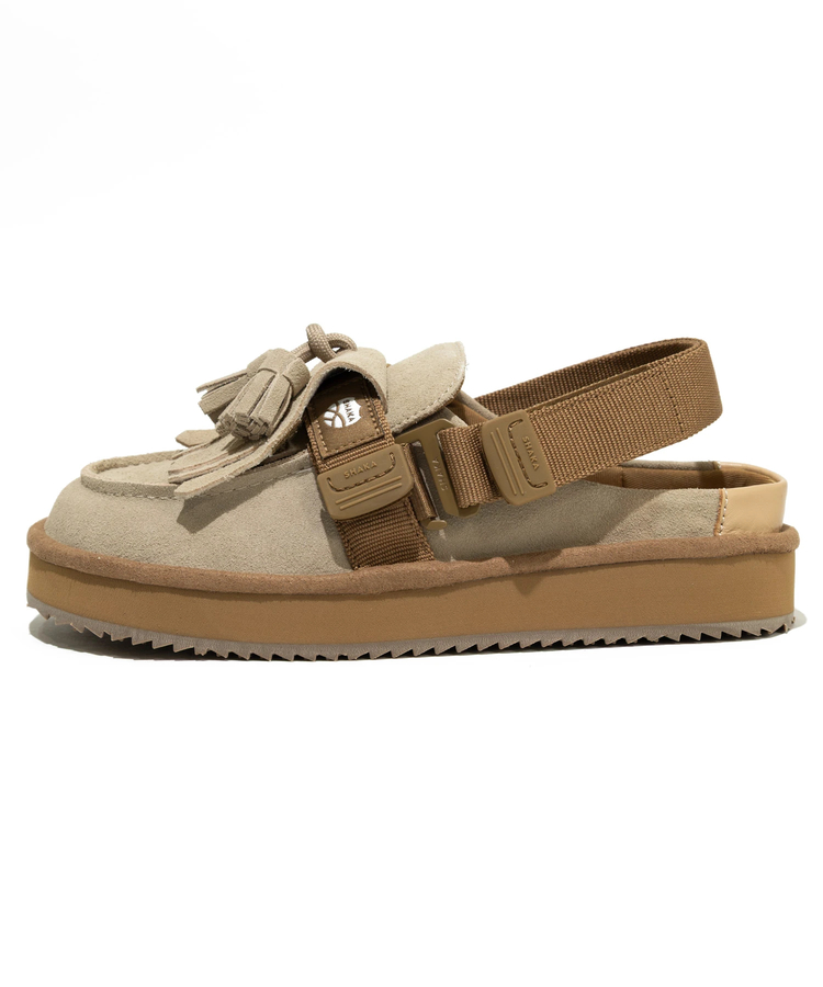 go slow caravan(ゴースローキャラバン) |SHAKA/シャカ MOC MULE TASSEL SUEDE (WOMENS)