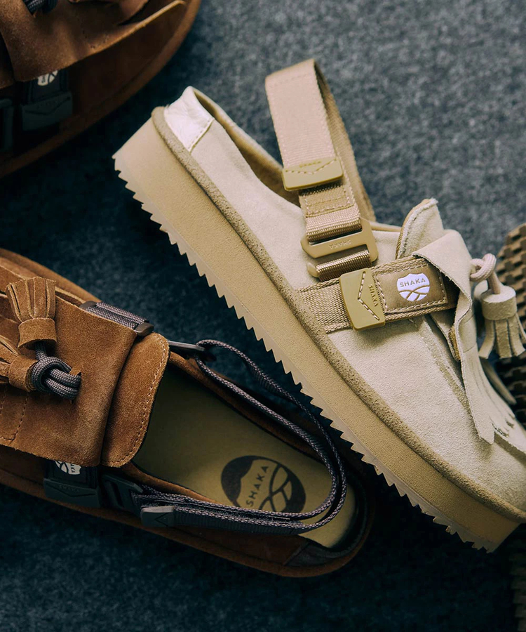 go slow caravan(ゴースローキャラバン) |SHAKA/シャカ MOC MULE TASSEL SUEDE (WOMENS)