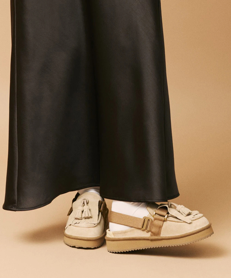 go slow caravan(ゴースローキャラバン) |SHAKA/シャカ MOC MULE TASSEL SUEDE (WOMENS)