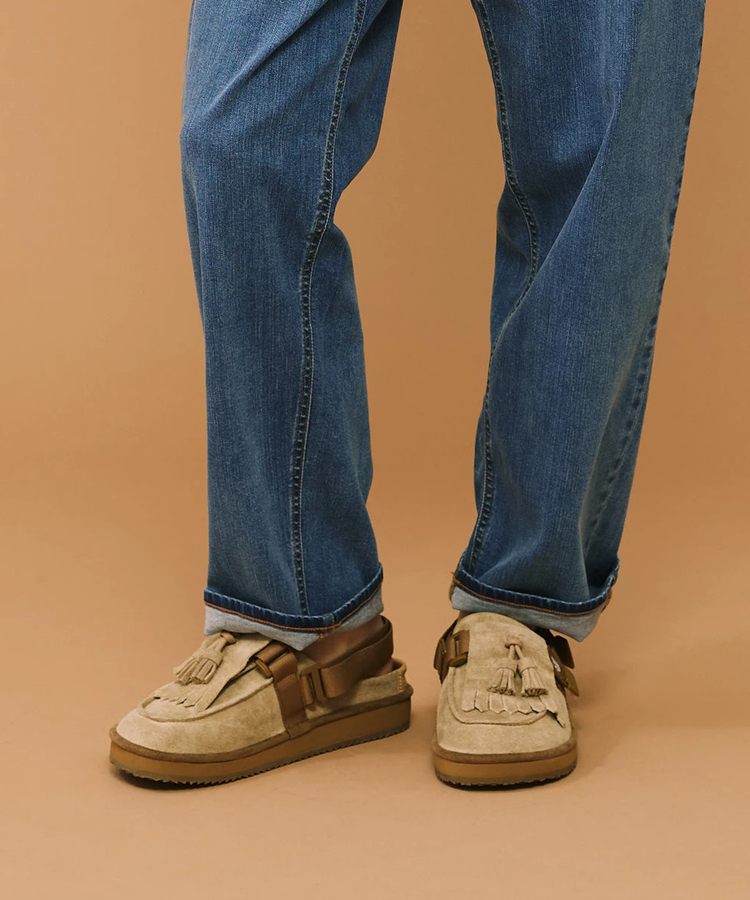 go slow caravan(ゴースローキャラバン) |SHAKA/シャカ MOC MULE TASSEL SUEDE (WOMENS)
