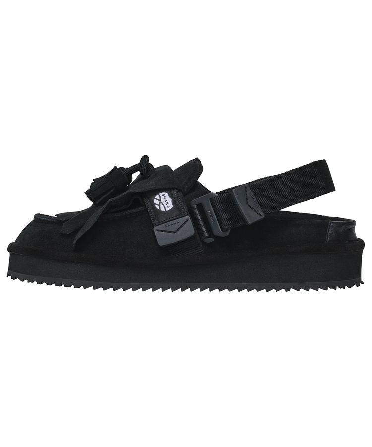 go slow caravan(ゴースローキャラバン) |SHAKA/シャカ MOC MULE TASSEL SUEDE (WOMENS)