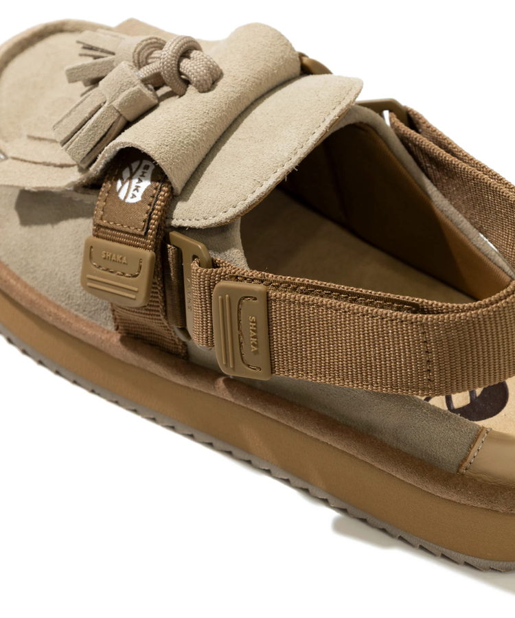 go slow caravan(ゴースローキャラバン) |SHAKA/シャカ MOC MULE TASSEL SUEDE (WOMENS)